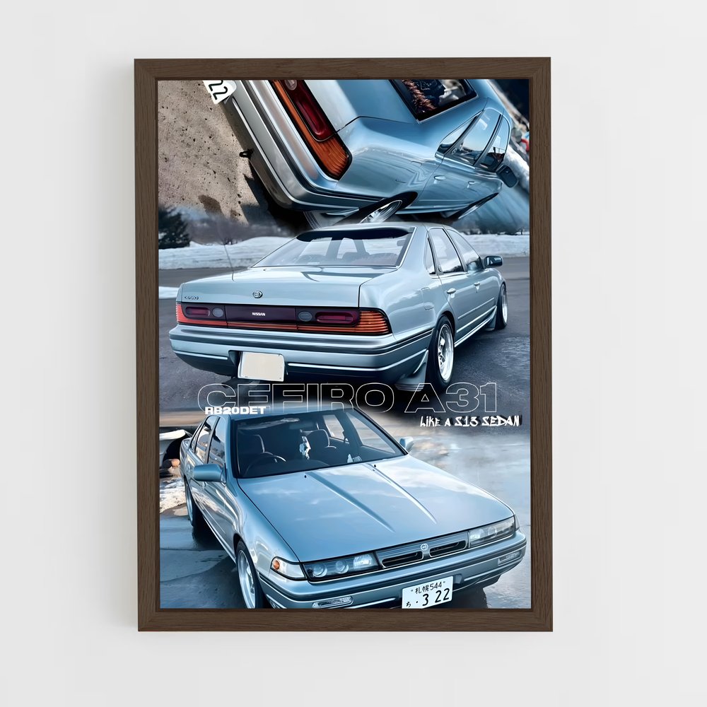 Poster Aérodynamique – affiche Nissan (vue 5)